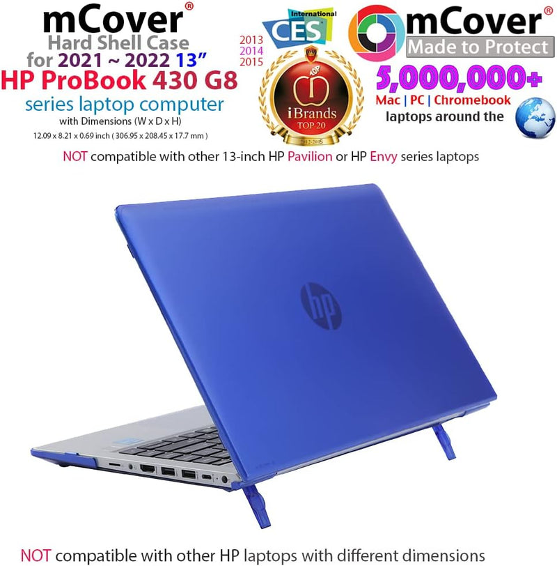 mCover Hartschalen-Schutzhülle für HP ProBook 430 G8 Serie 2021 33 cm (13 Zoll), nicht kompatibel mi