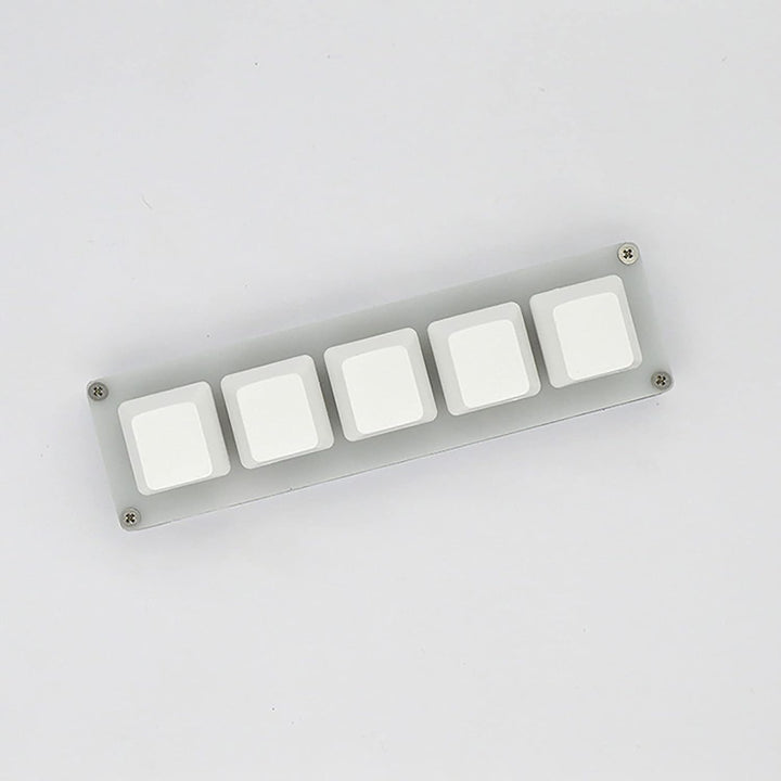 LICHIFIT 5 Tasten Gaming Tastatur Programmierung Makro Tastatur mit Datenkabel Mechanische Tastatur