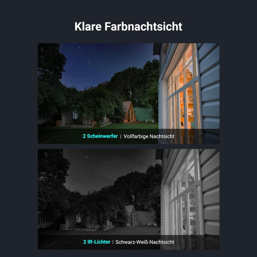 EZVIZ 4K Überwachungskamera Aussen Akku, Solar WLAN Kamera Outdoor mit 10400 mAh Akku, KI Personen-/
