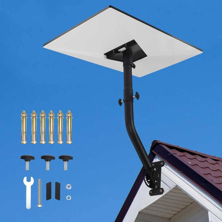 Starlink Gen 3Universal-Halterung – 360° verstellbar für Wand/Mast-Montage mit Adapter | Kompatibel