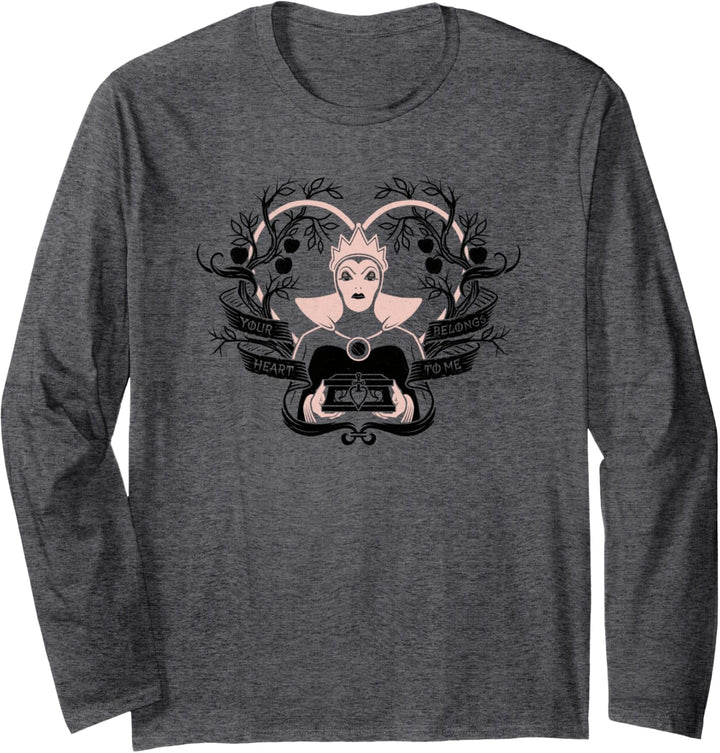 Disney Villains Valentines Your Heart Belongs To Me Langarmshirt