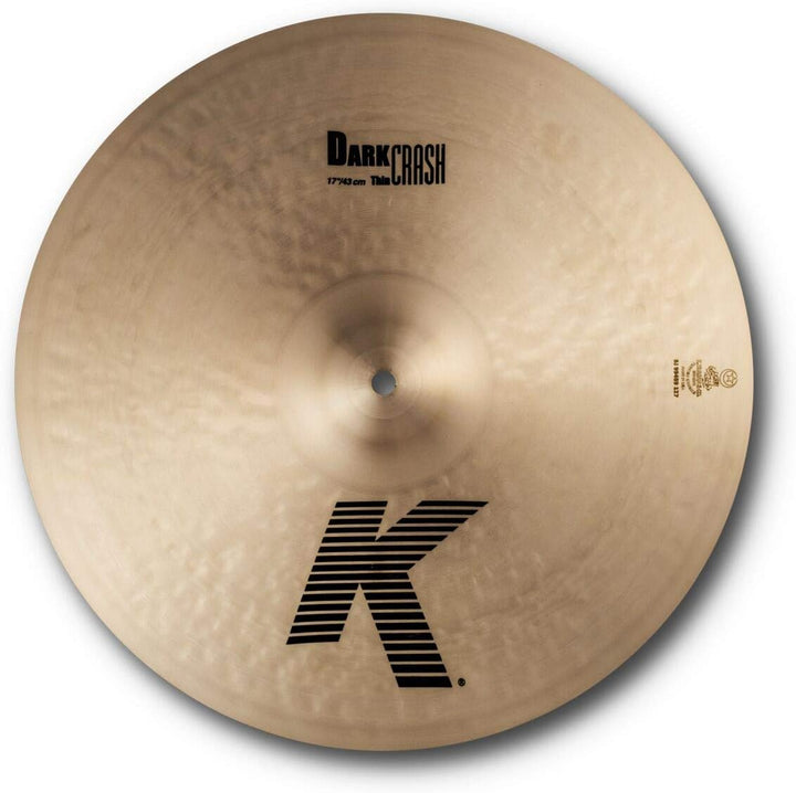 Zildjian K Zildjian Series - 17" Dark Crash Thin Cymbal 17 Zoll Dark Thin Crash, 17 Zoll Dark Thin C
