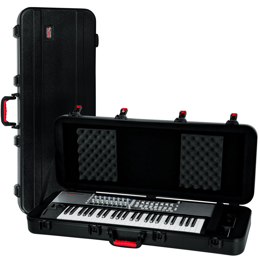 Gator Cases Flight Case für 49-stimmige Keyboards mit TSA-zugelassenem Verschluss und versenkten Rol