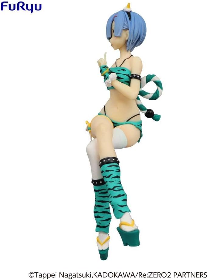 Furyu Re:Zero Noodle Stopper PVC Statue Rem Demon Costume Another Color Ver. 16 cm