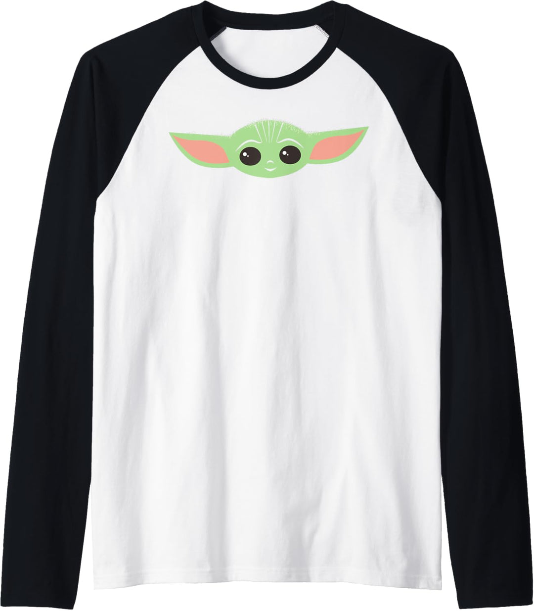 Star Wars Mandalorian The Child Cartoon Floating Head Raglan