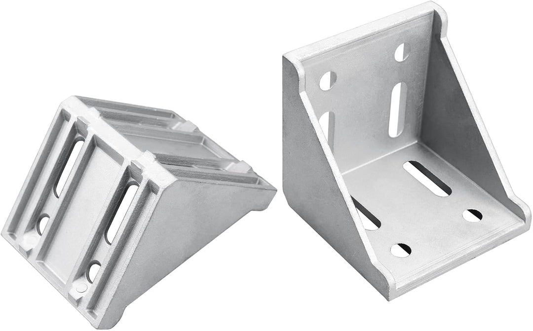 4x EYPINS Befestigungsmaterial Winkel, Aluprofil 80x80 Nut 8 Aluminium Winkelverbinder Eckwinkel Eck
