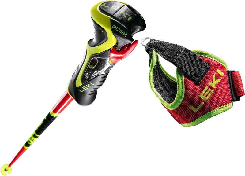 LEKI Fin Vario Winterteller 120 Bright Red - Black - Neon Yellow, 120 Bright Red - Black - Neon Yell