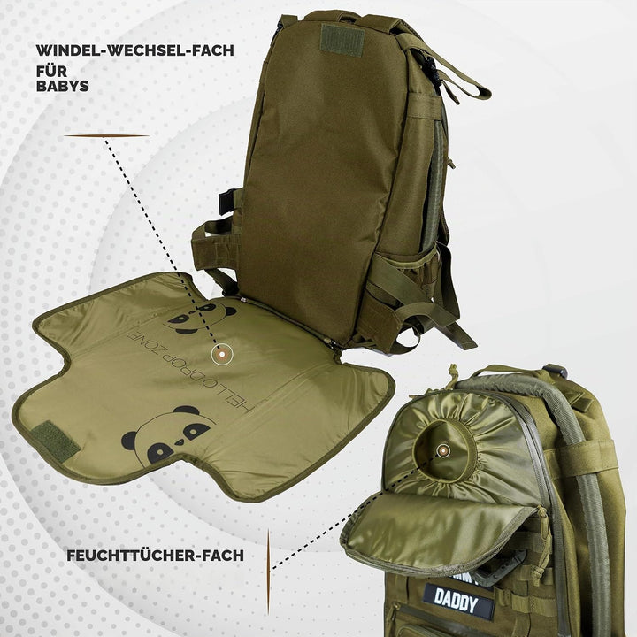Mossa tactical baby gear Grün, Grün