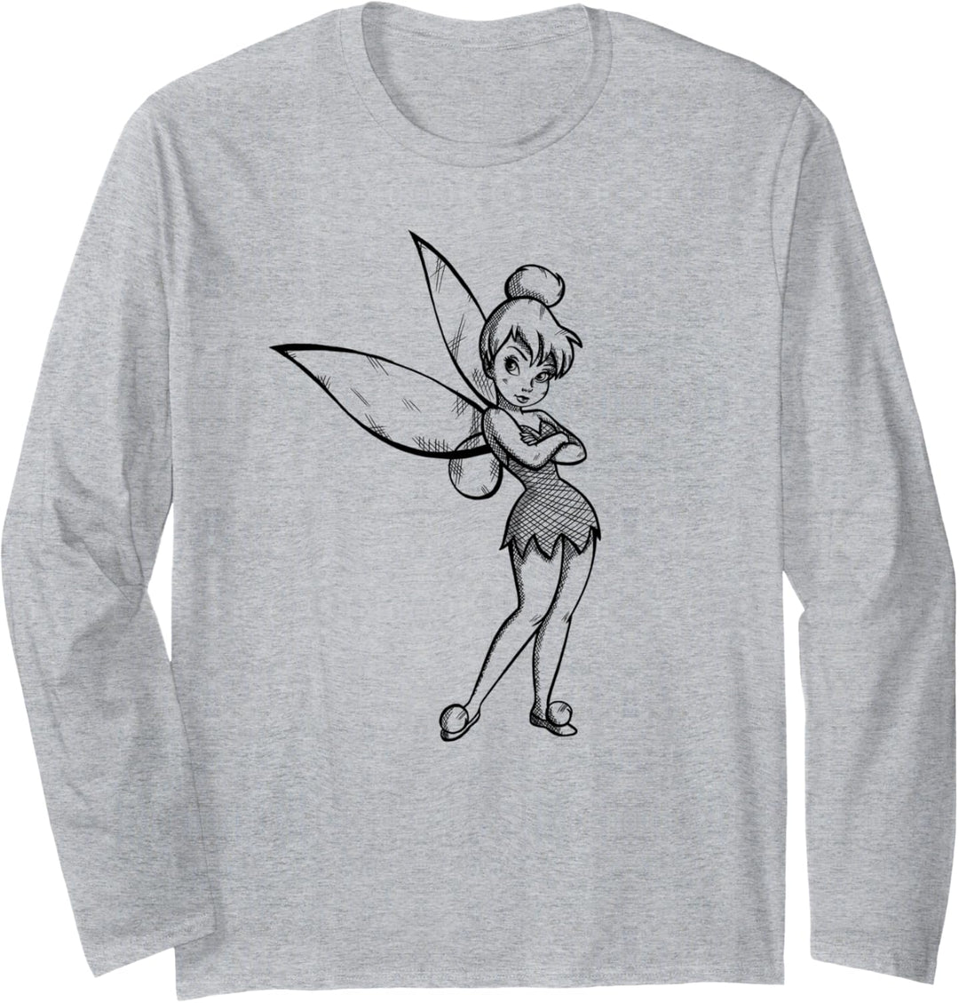 Disney Peter Pan Tinkerbell Sketch Langarmshirt