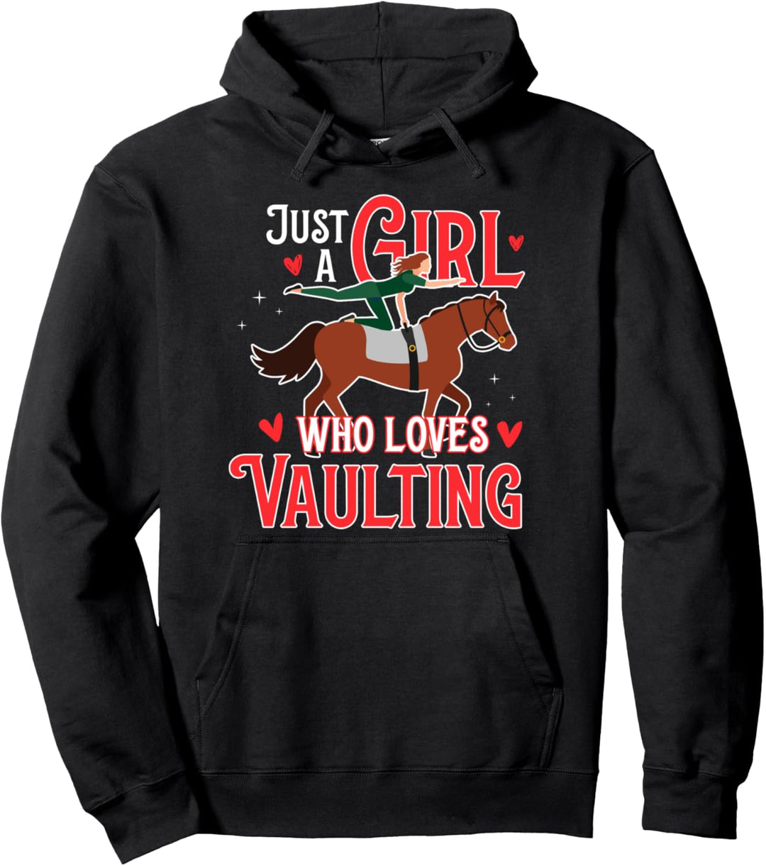 Mädchen Pferdesport Pferd Voltigieren Liebe Reiten Geschenk Pullover Hoodie