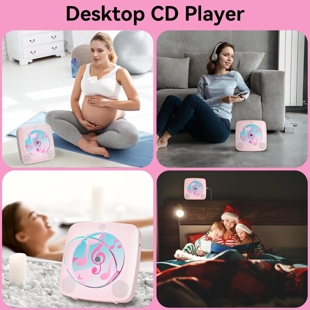 Radio mit CD Player Kinder: Kegaudio Tragbarer CD Players Tragbar mit Bluetooth Lautsprecher Frontan