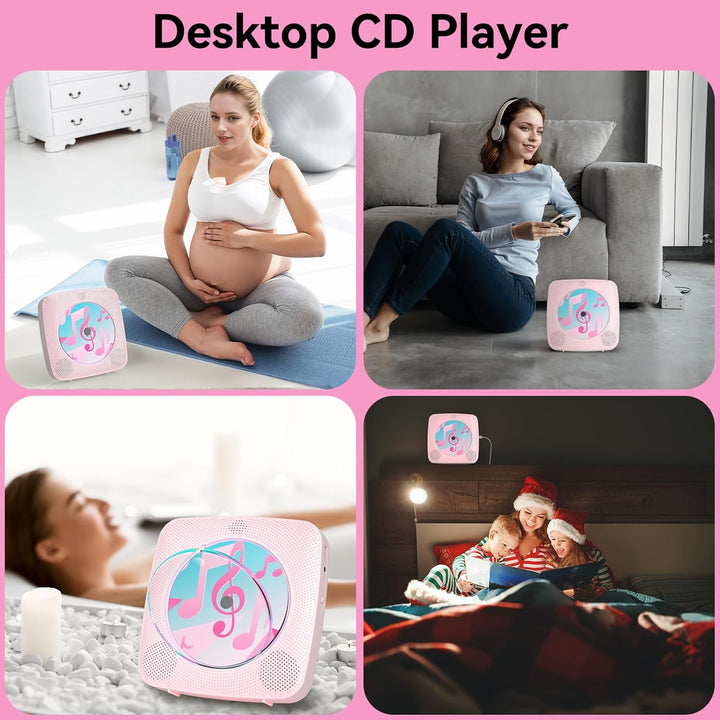 Radio mit CD Player Kinder: Kegaudio Tragbarer CD Players Tragbar mit Bluetooth Lautsprecher Frontan