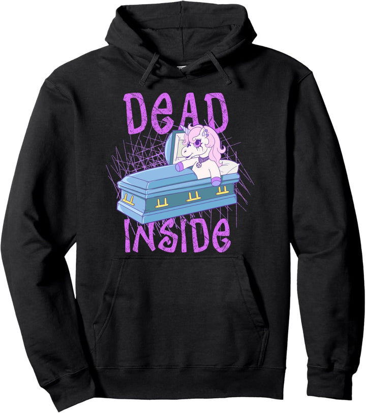 Dead Inside Pastel Goth Kawaii Gift Pullover Hoodie