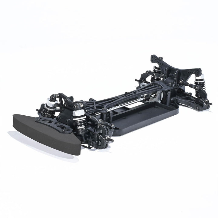 1/10 RC Auto Chassis Rahmen Bausatz 4WD On-Road, DIY Rolling Chassis Frame Kit für Erwachsene, Radst