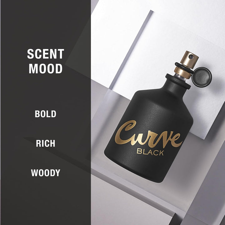 Liz Claiborne Curve Black for Men 4.2 oz Cologne Spray