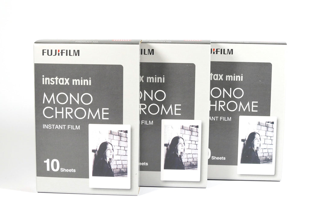 Fujifilm instax 3x10 Film mini Kamera, Monochrome WW1 schwarz/weiss