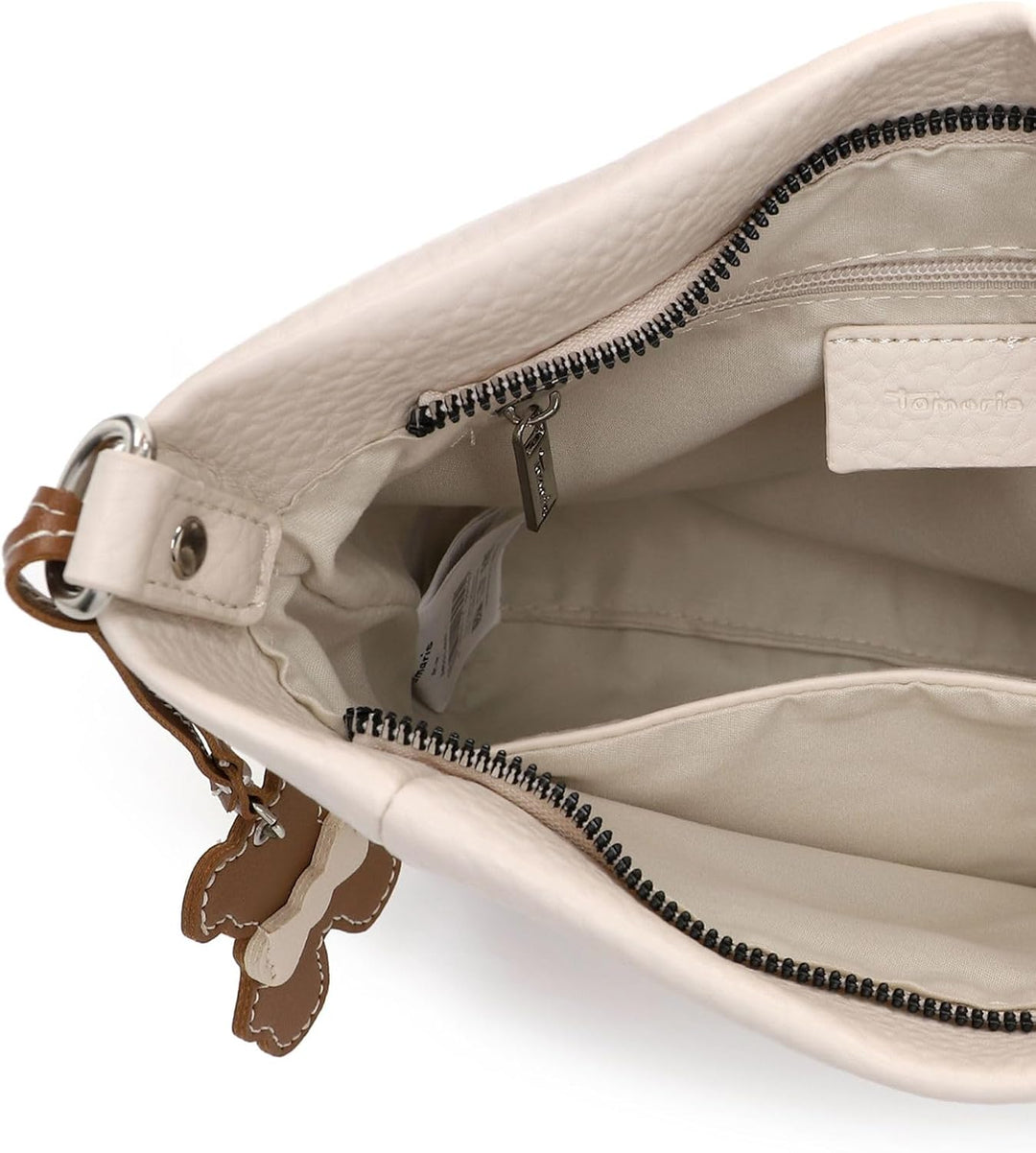Tamaris Umhängetasche TAS Katrina 34551 Damen Handtaschen Uni Beige Einheitsgrösse, Beige Einheitsgr