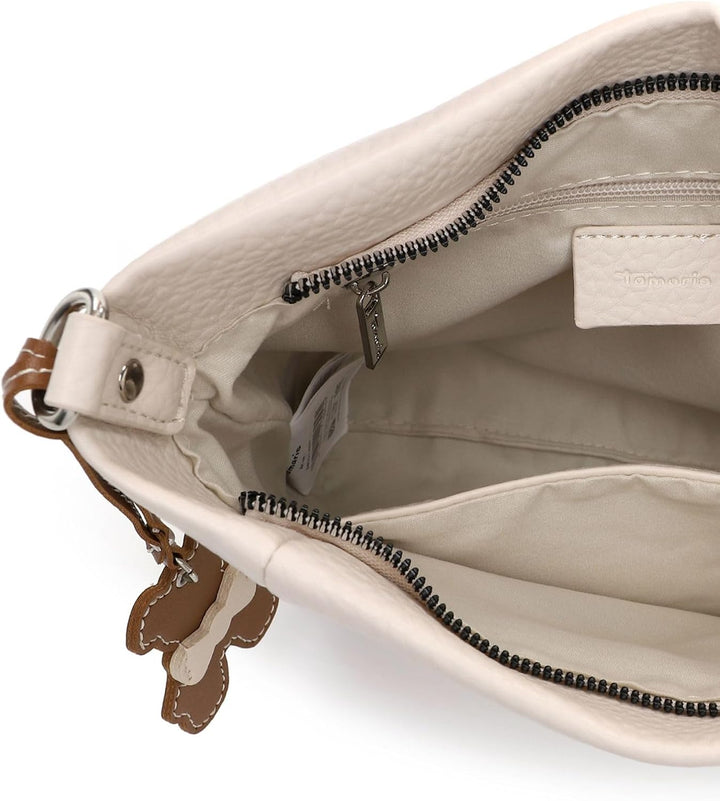 Tamaris Umhängetasche TAS Katrina 34551 Damen Handtaschen Uni Beige Einheitsgrösse, Beige Einheitsgr
