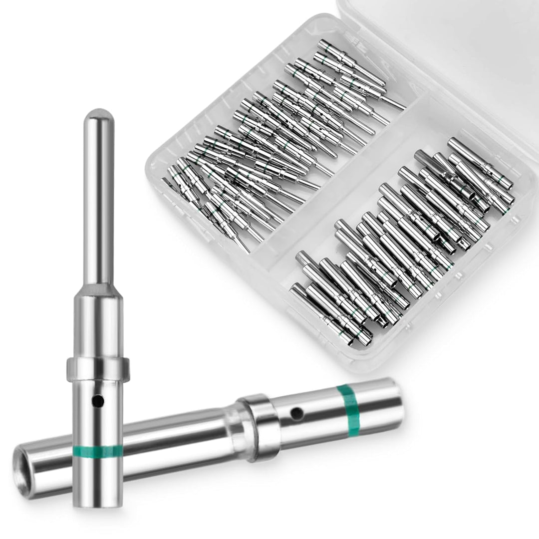 JRready ST6118 Deutsch Kontakt Kit 16# Deutsch Solid Pin Male Female Wire Gauge 14-20AWG Deutsch Ter