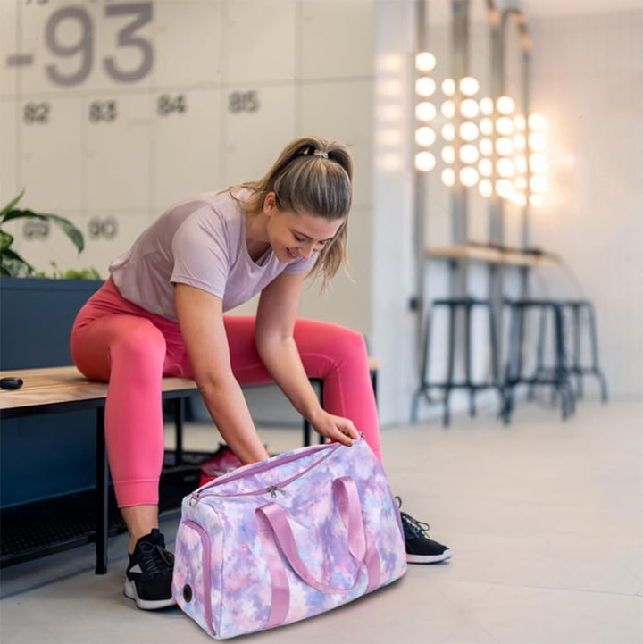 Sporttasche für Mädchen Reisetasche Daman Sporttasche Bunt Reisetasche Mädchen Kinder Kindertasche S
