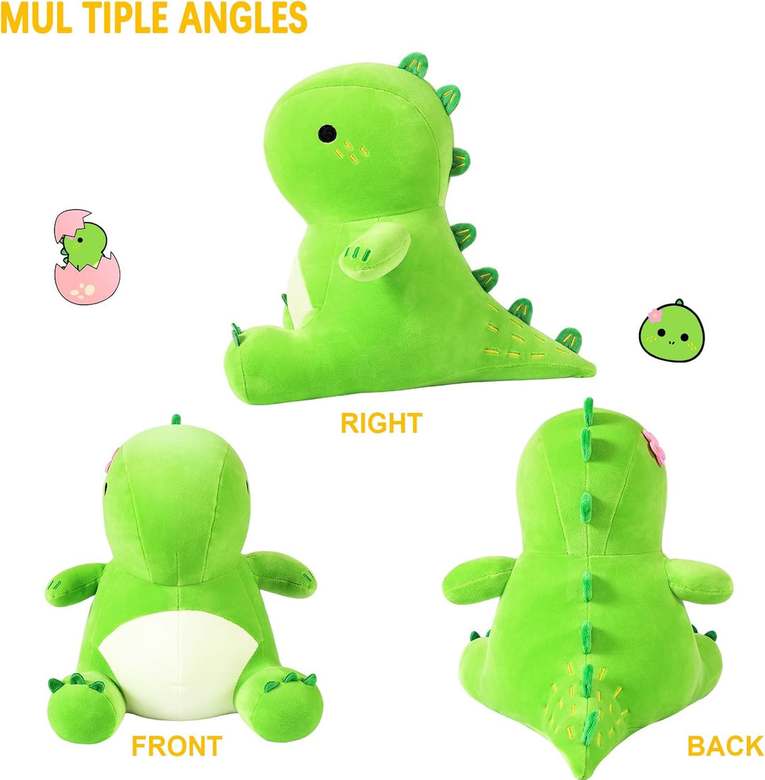 shownicer Plüschtier Dinosaurier Kuscheltier Stofftier Kawaii Dino Plüsch Kissen Spielzeug Plüschsau