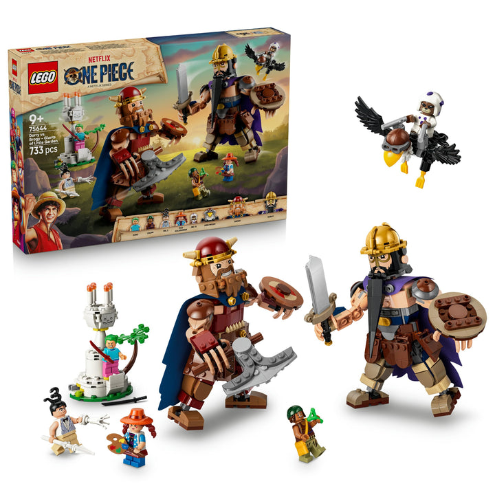 LEGO ONE PIECE Woogey vs. Boogey - Riesen von Little Garden - Interaktives Spielzeug mit 2 Actionfig