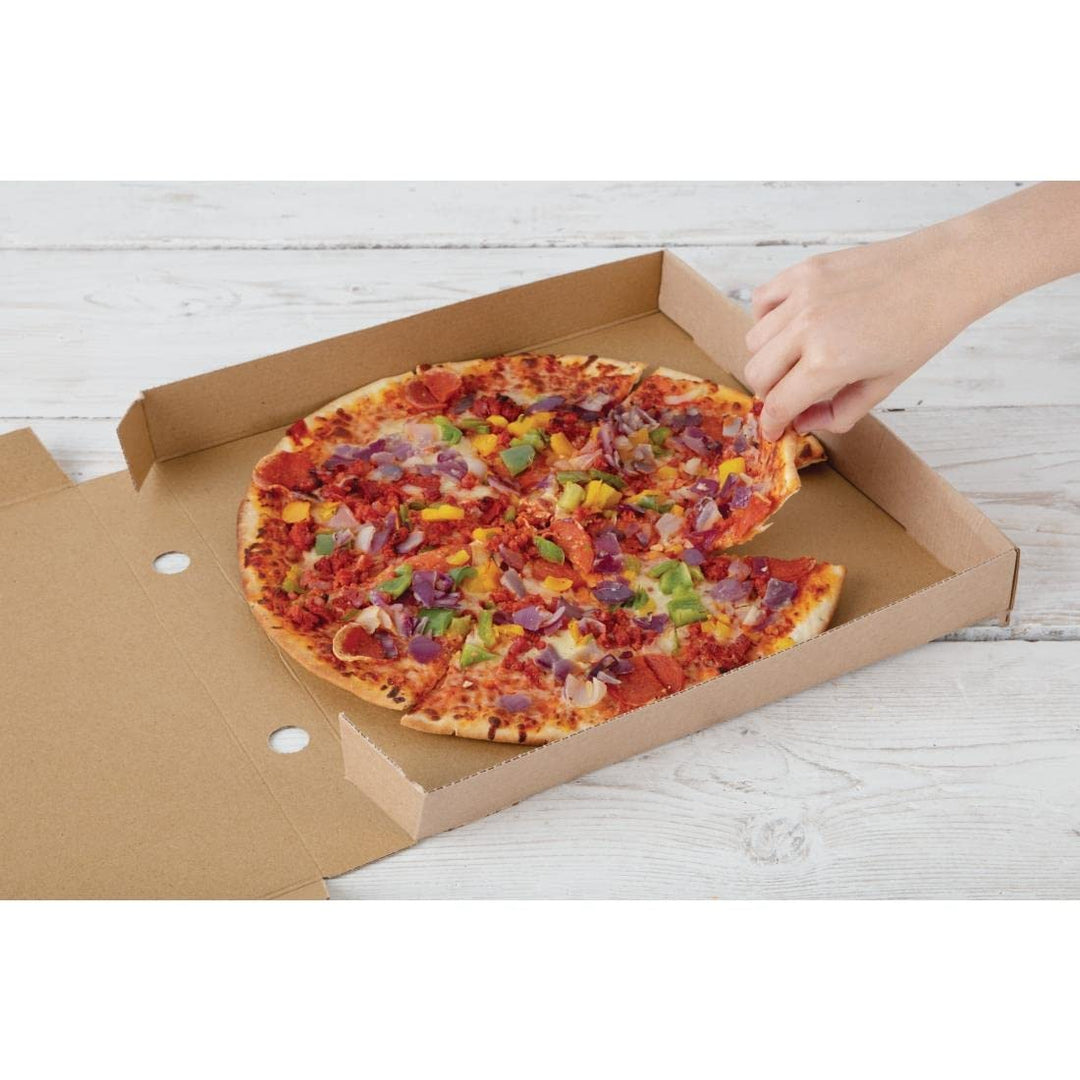Fiesta DC725 Kraft Pizza Box, 35,6 cm (50 Stück) 30.6cm, 30.6cm