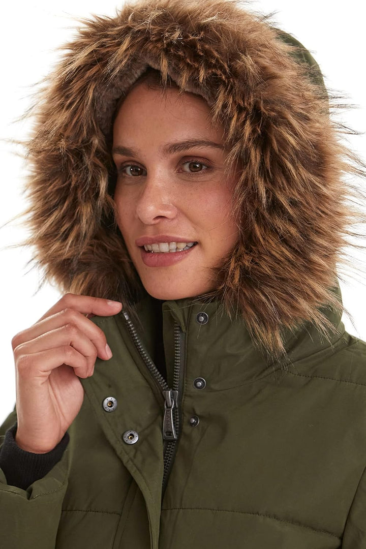 G.I.G.A. DX Damen Gw 18 Wmn Qltd Prk Casual Steppparka/Parka mit Kapuze 38 dunkeloliv, 38 dunkeloliv