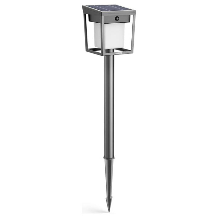 Philips Outdoor Ultra-Efficient Solar Blaise Sockelleuchte 1.5W, Linkable Funktion, Tageslicht- und