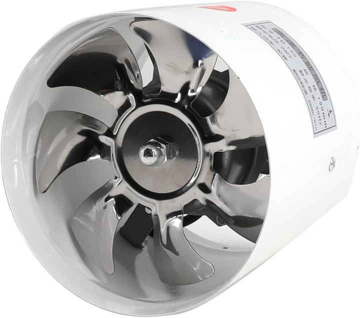 ECUTEE Rohrventilator 150mm Abluftventilator 6 inch Luftabsauger Abluft Zuluft Inline-Rohrlüfter Hoh