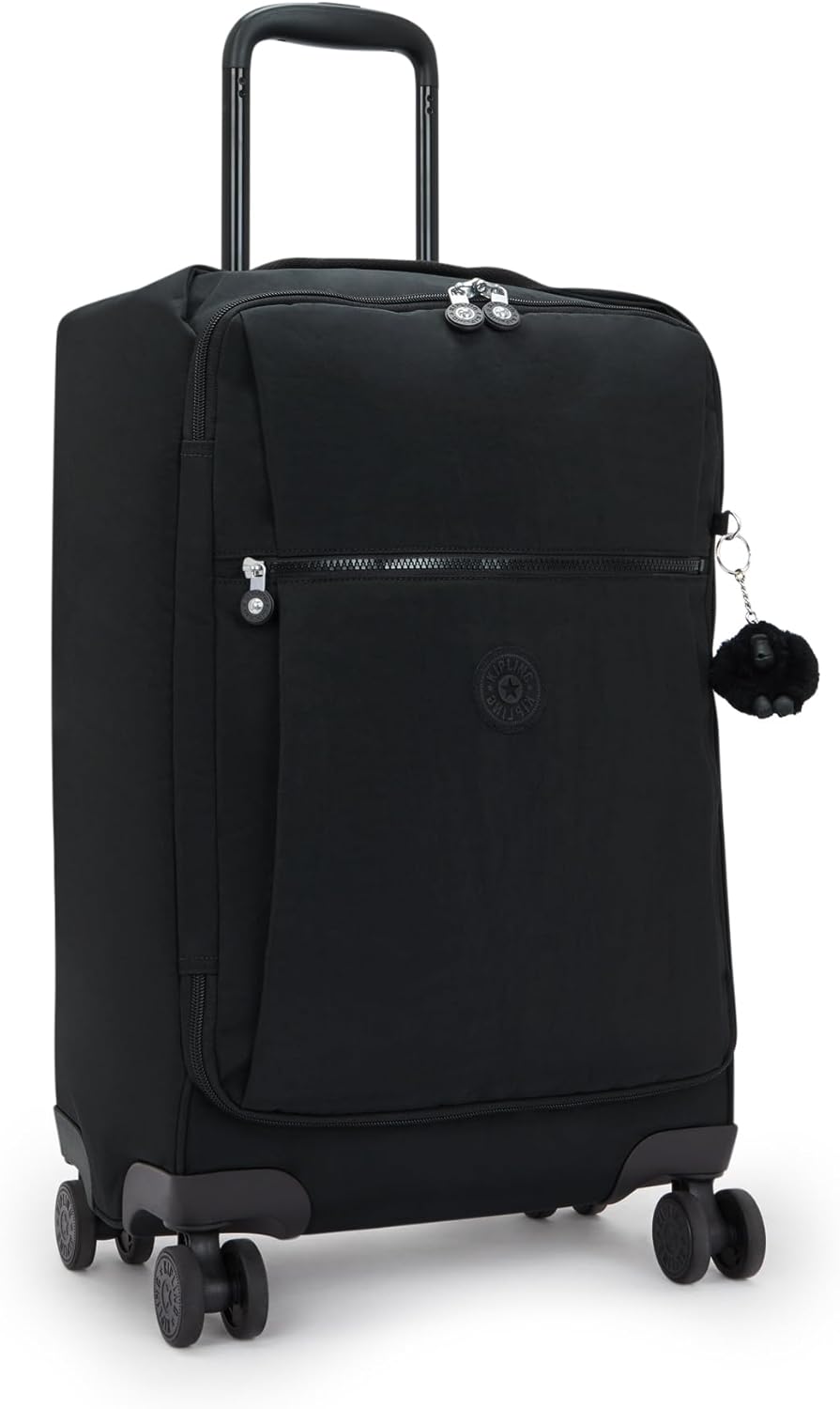 Kipling Darcey UP S Kleine Reisetasche mit Rollen, Carry On, Black Noir (Schwarz)