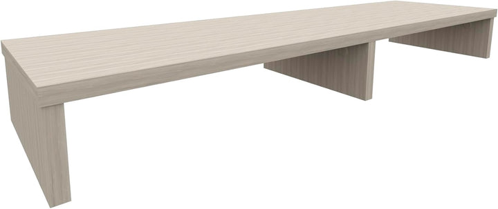 Henor Monitorständer TV-Bildschirmerhöhung in FSC® Holz 100 x 26.5 x 12 cm. Unterstützt 90 kg Eiche