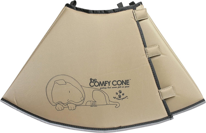 All Four Paws „The Comfy Cone“ Halskrause für Haustiere, XX Large XX Large hautfarben, XX Large haut