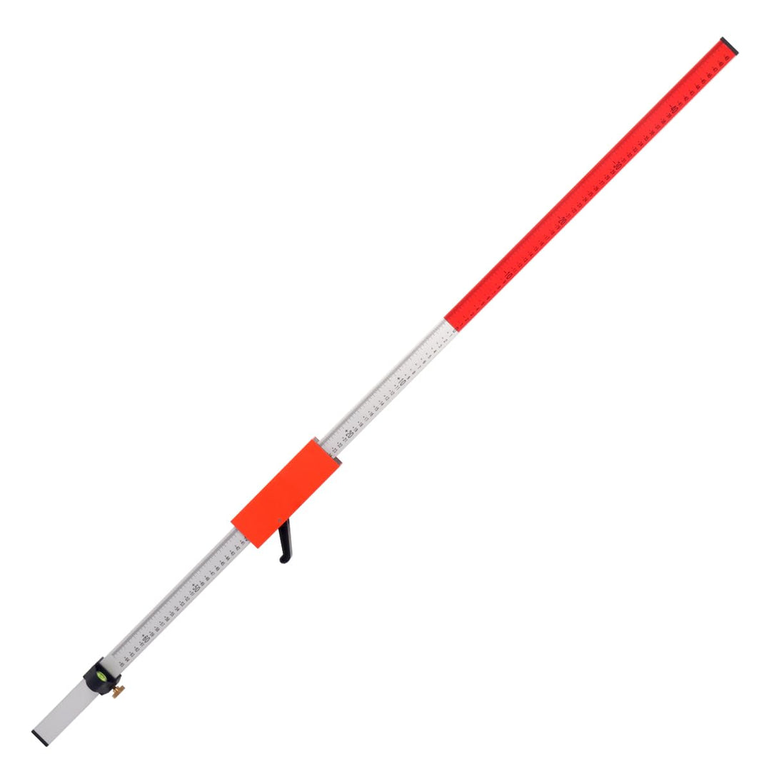 Laser-Grade-Stab, Laser-Wasserwaage für Rotationslaser mit Schnellverschluss-Aluminiumstab zum Messe