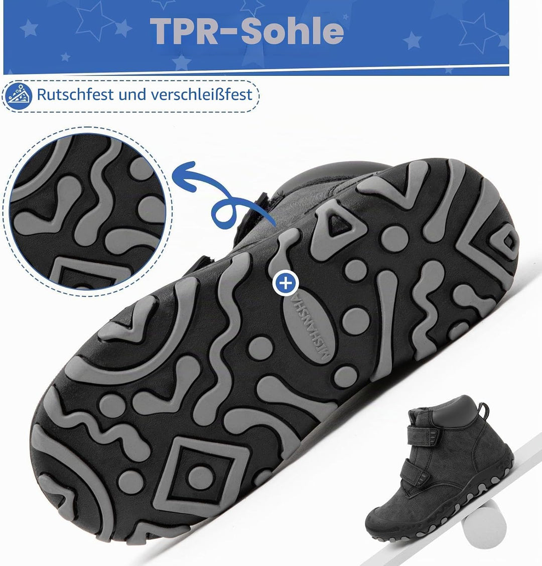 Mishansha Kinder Wanderschuhe rutschfest Trekkingschuhe Jungen Atmungsaktiv Outdoor Walkingschuhe Gr