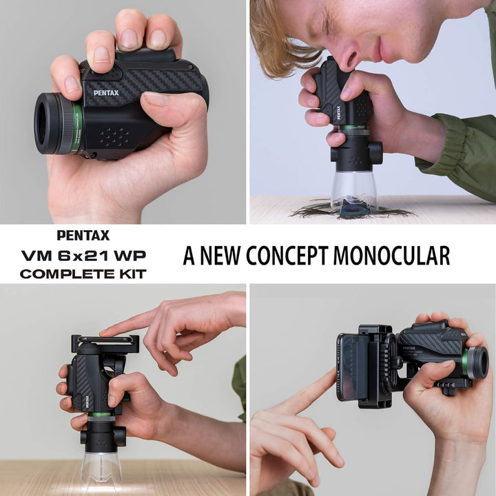 PENTAX Monoculares Fernglas VM 6x21 WP Kit Monokulares Komplettset, Monokulares Komplettset