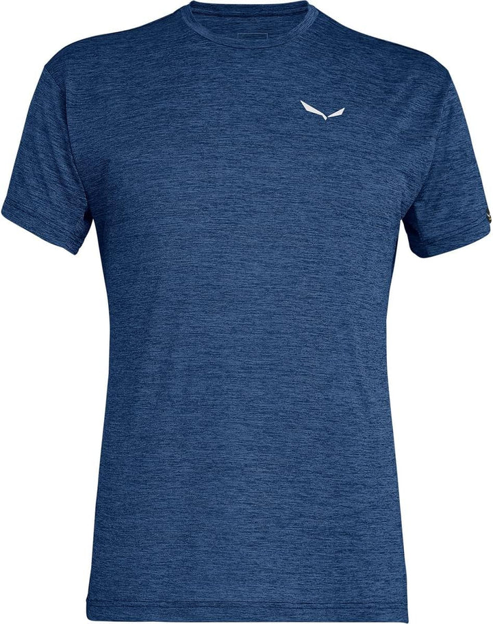 Salewa Herren Puez Melange Dry M S/S Tee Hemden & T-shirts 3XL Dark Denim Melange, 3XL Dark Denim Me