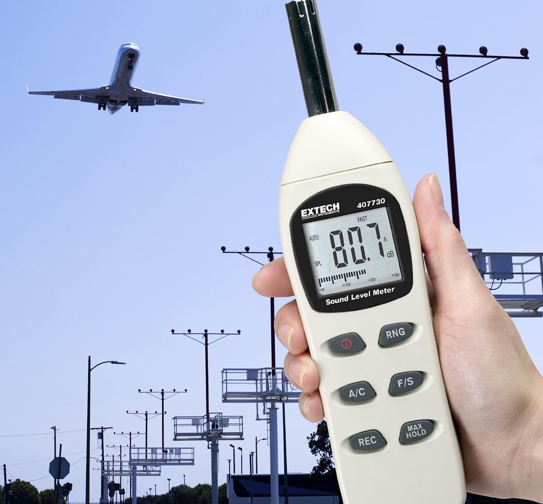 Extech Instruments 407730 Digitales Schallpegelmessgerät, Digital
