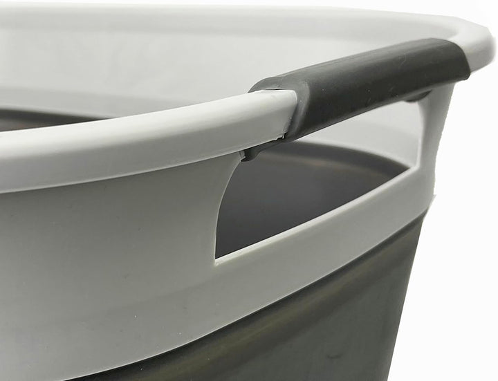 SAMMART Zusammenklappbarer Wäschekorb aus Kunststoff, 40 l, faltbarer Pop-Up-Aufbewahrungsbehälter/O