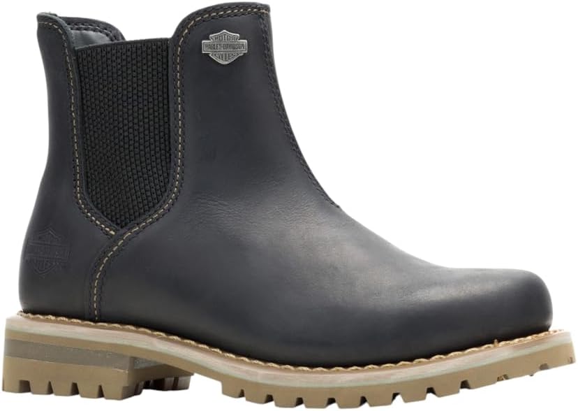 HARLEY-DAVIDSON Footwear Damen Gynger Motorradstiefel 36 EU Schwarz, 36 EU Schwarz