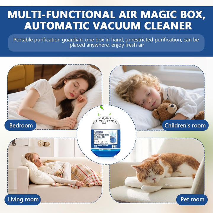 3 Pcs Multi Functional Air Magic Box Staubfrei Zuhause Indoor Luftreinigung Staub Entfernung Magic B