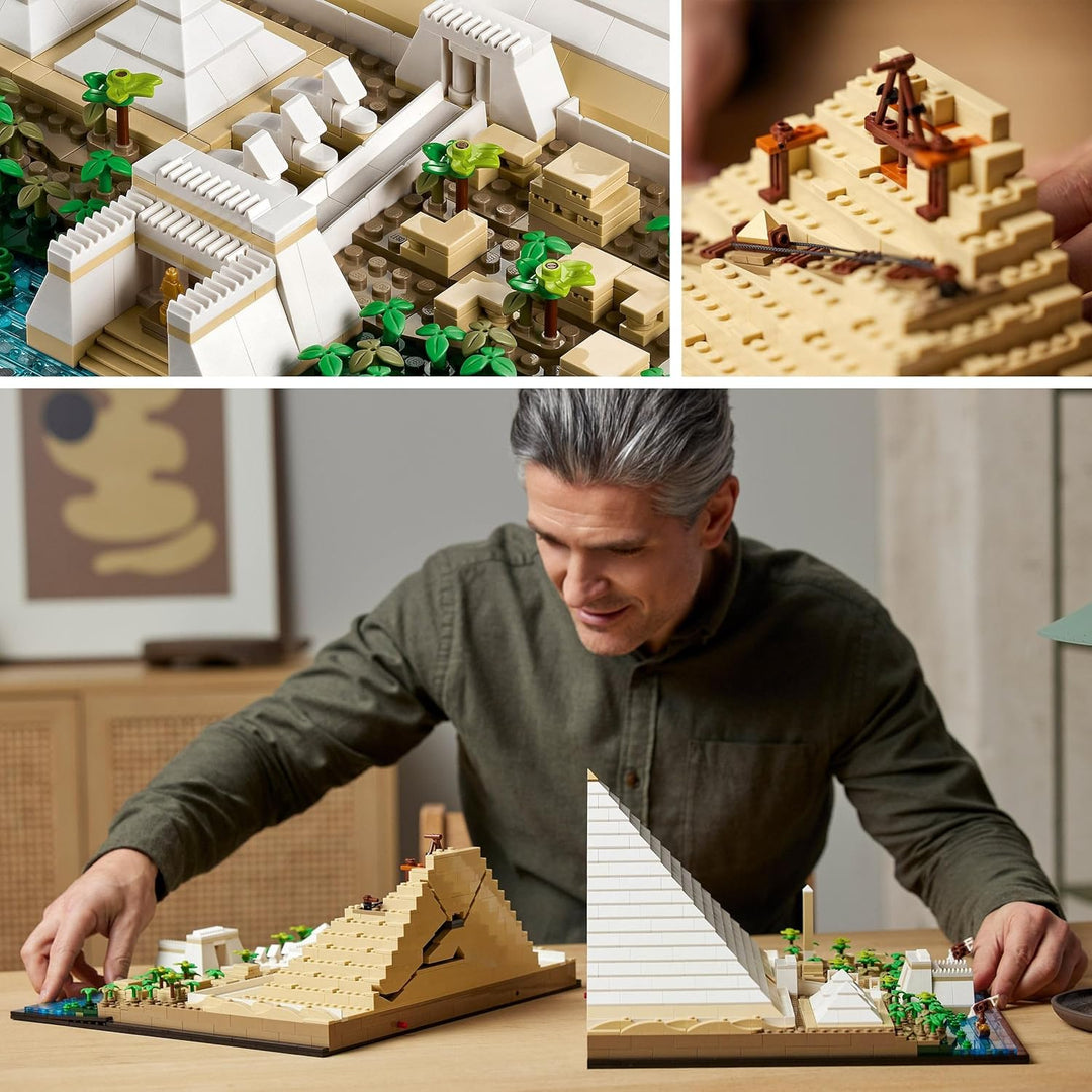 Lego 21058 Architecture Cheops-Pyramide Bausatz zum Basteln als kreatives Hobby, Geschenkidee für Er