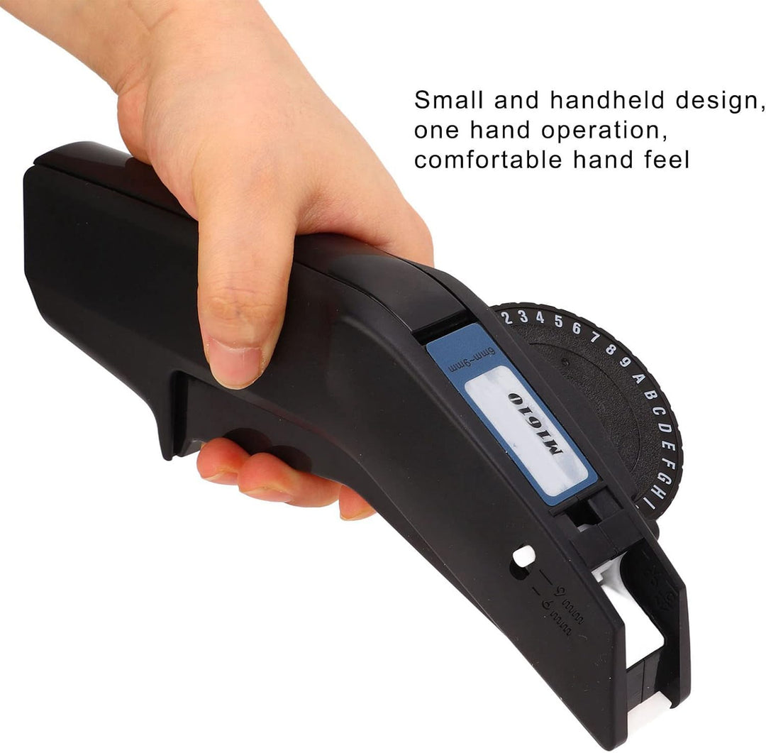 Jeanoko Embossing Label Maker Clear Number Letter One Hand Bedienungsanleitung Label Maker Label Mak