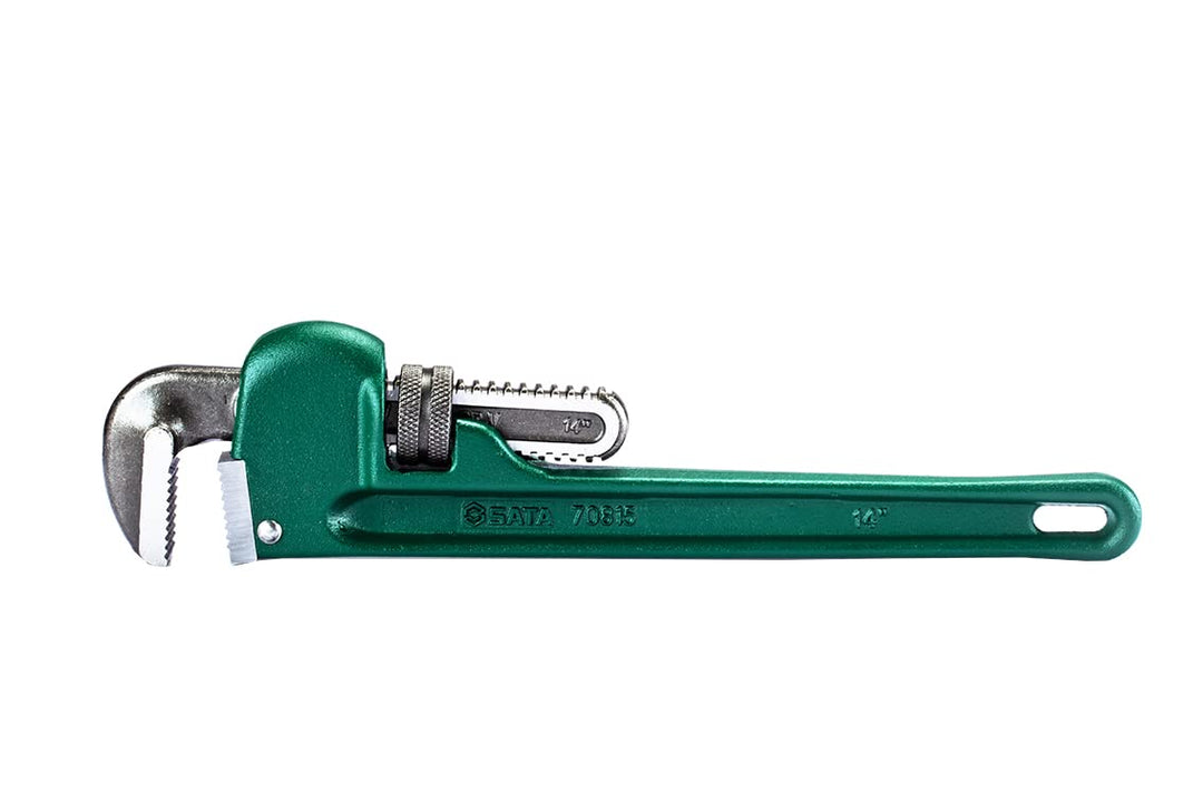 SATA ST70816ST Robuste Rohrzange/Schraubenschlüssel, 457 mm, Grün