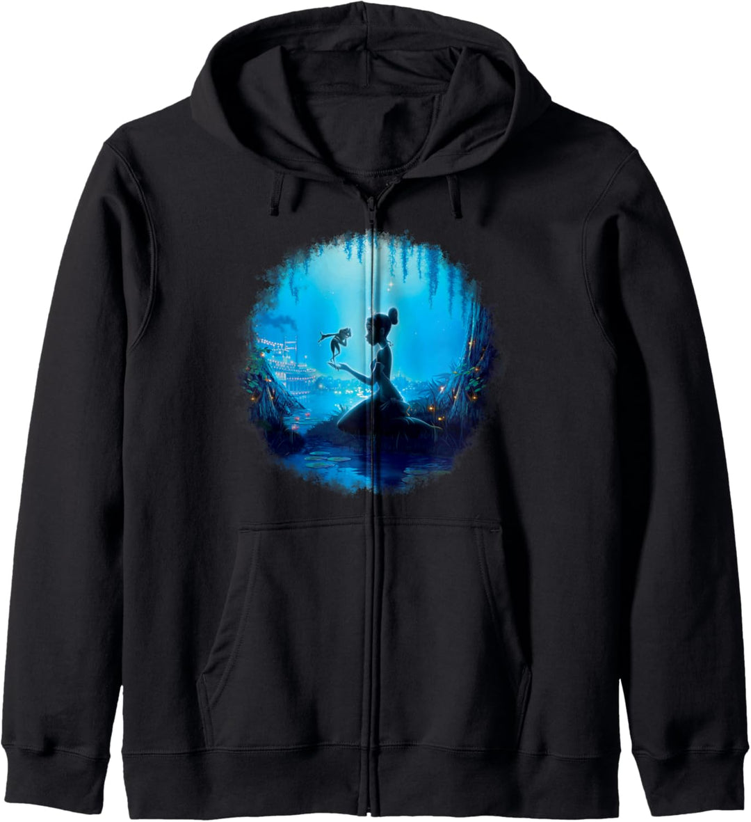 Disney Frog Prince Princess Tiana & and Her Frog Scene Kapuzenjacke