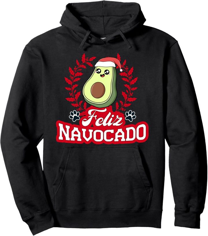 FELIZ NAVOCADO Navidad Avocado Weihnachtsmütze Weihnachten Pullover Hoodie
