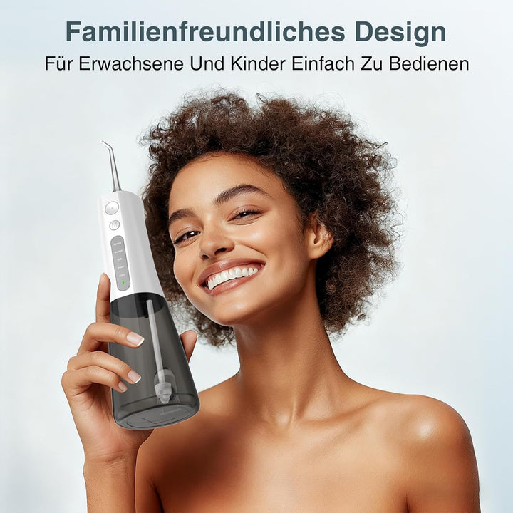 SURFOU Munddusche Kabellos Water Flosser for Teeth, Elektrische Wasserflosser für Zähne Oral Irrigat