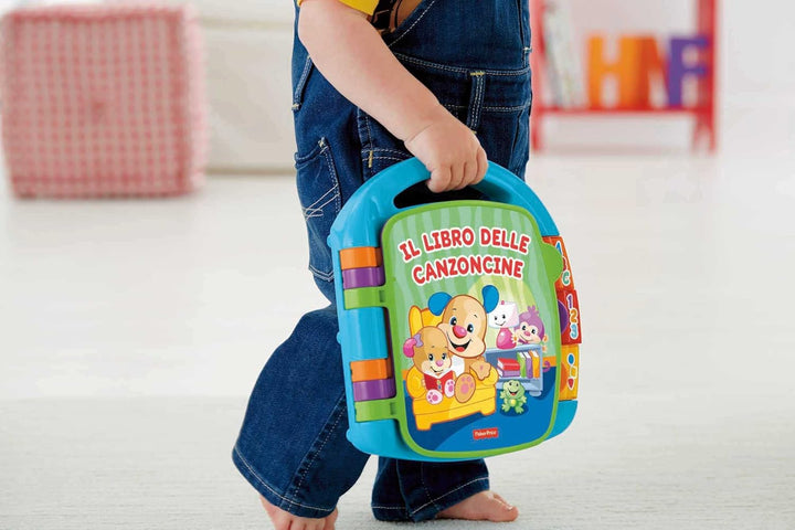 Fisher Price CDH49 Lyrics and Learning Book for Children Aged 6 Months and Above Italienisch, Italie