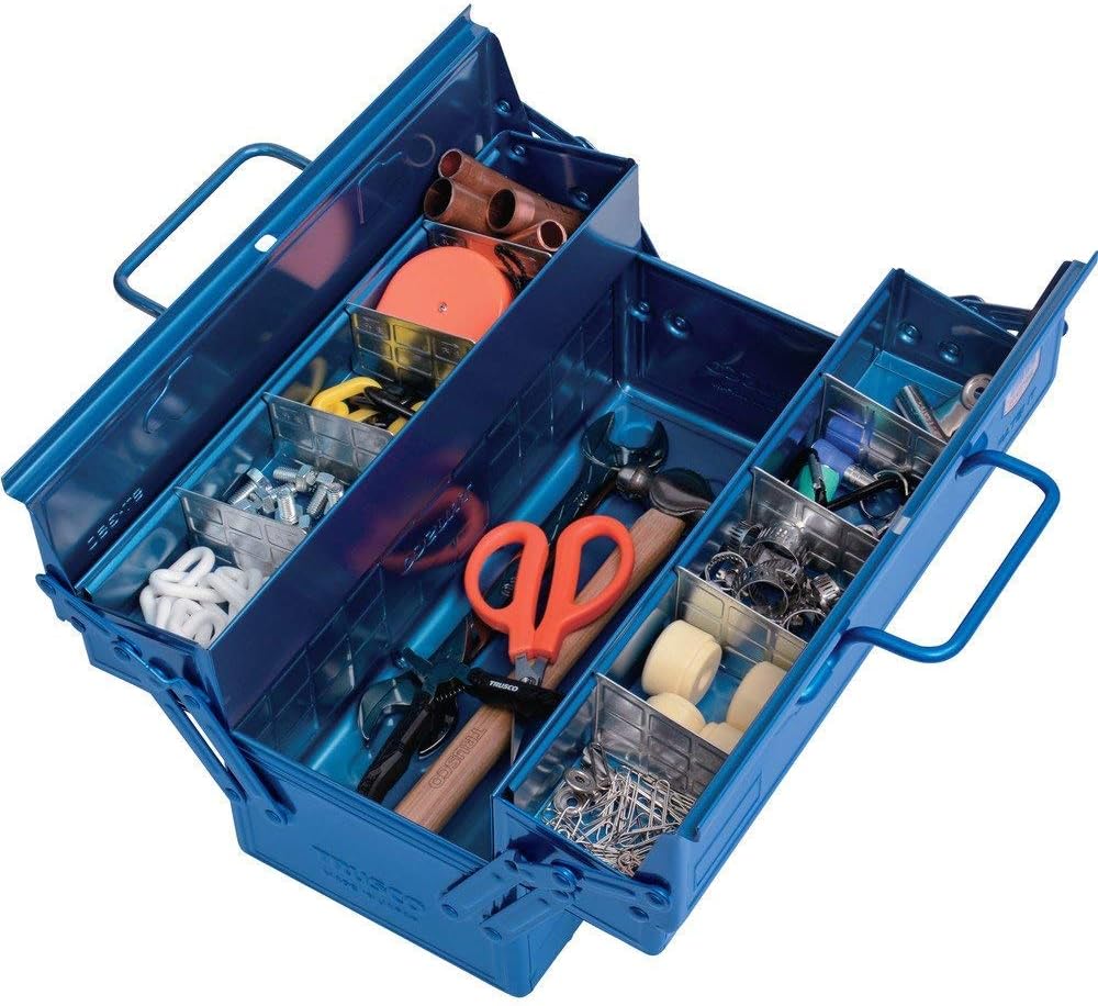 TOYO ST-350-B Werkzeugkoffer mit 2 Ebenen