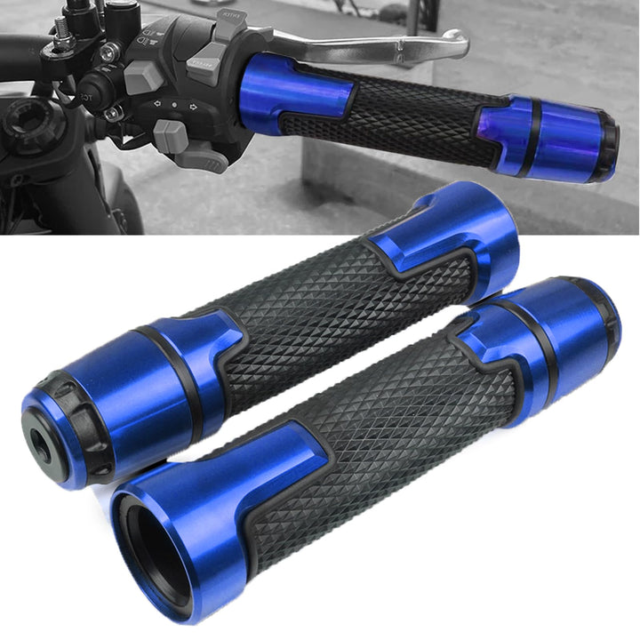 YIEBA 22mm 7/8'' Universelle Motorradhandgriffe Motorrad Lenkergriffe Griff Griffgummis Für Multistr